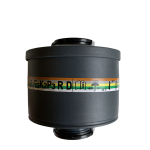 Multipurpose Rd 40mmx1/7" connection Gas Mask Filters. Filtering category 203A2B2E2K2P3 R D. Combined filter with standard thread connector to EN 148-1